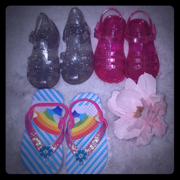 carters jelly sandals